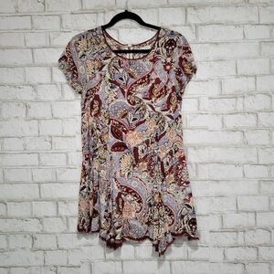 silence + noise short sleeve mini dress